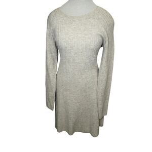 Abercrombie & Fitch Ribbed Knit Sweater Dress –  Bodycon Pullover – Size L